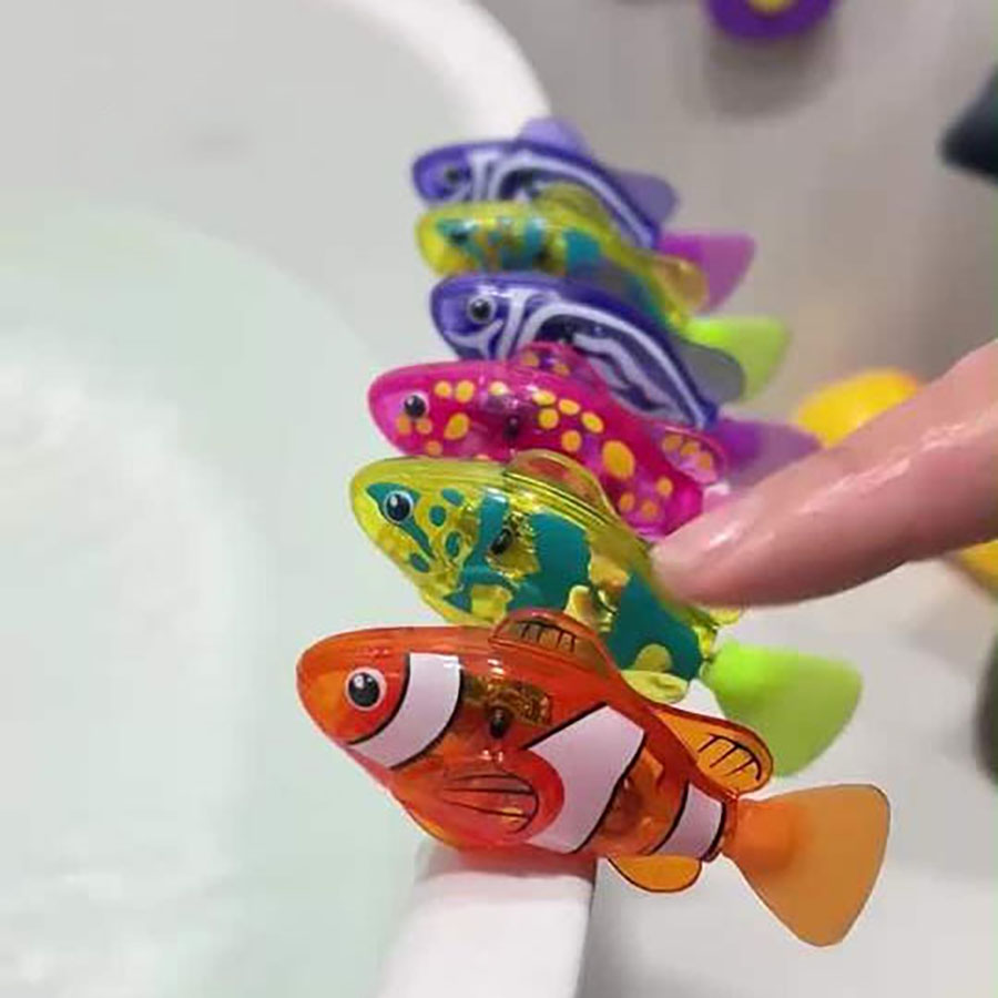 Aquarium Fish Electric - Photosensitive swimming clownfish, realistic electric pet