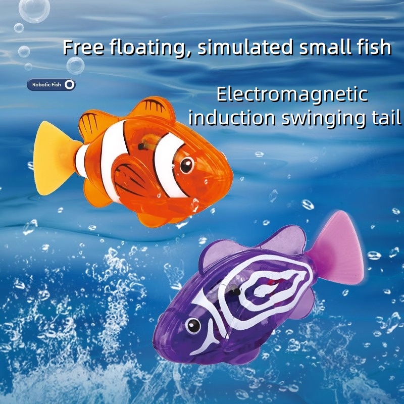 Aquarium Fish Electric - Baby Bath Light-Up Sensor Electric Small