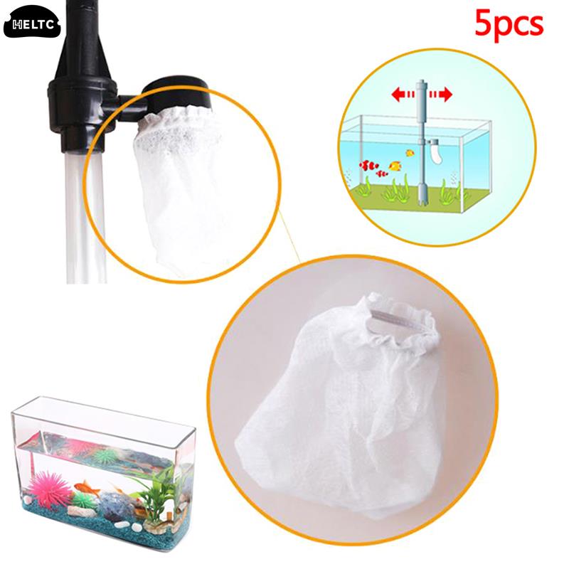 Aquarium Fish Electric - 5Pc Aquarium Siphon Filter Bags Fish