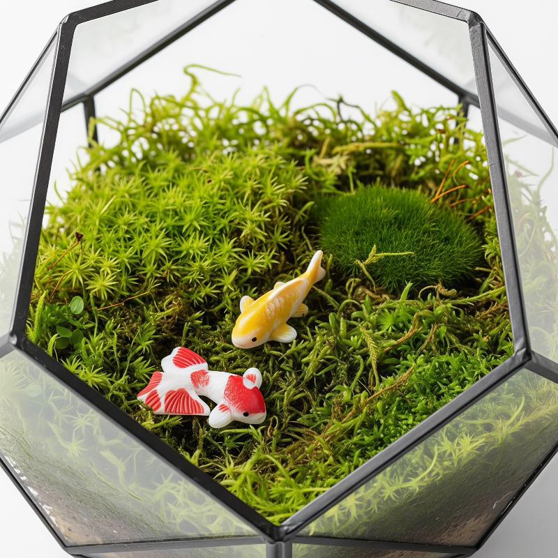 Aquarium Mini Fish - Mini Resin Koi Fish Figurines Cute