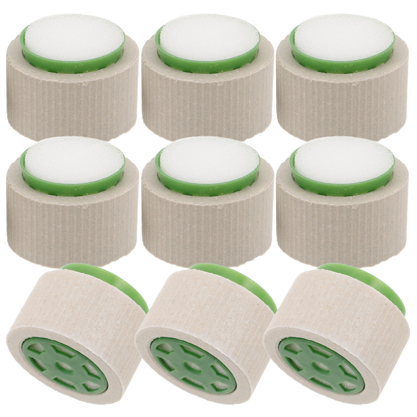 Aquarium Fish Enrichment - 9Pcs Aquatic Plant Holder Ceramic Fixed