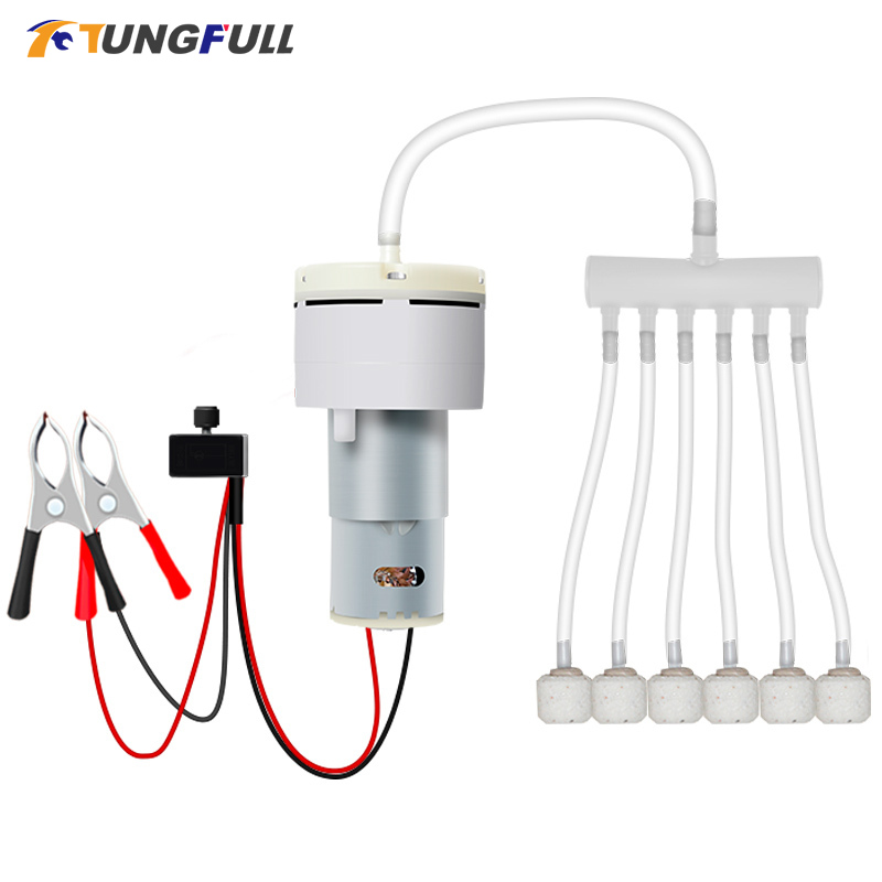 Aquarium Fish Electric - Mini Air Pump DC 12V Oxygen
