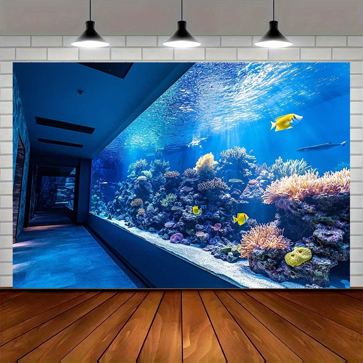 Aquarium Fishing - Vibrant Underwater Aquarium Tapestry Coral Reef