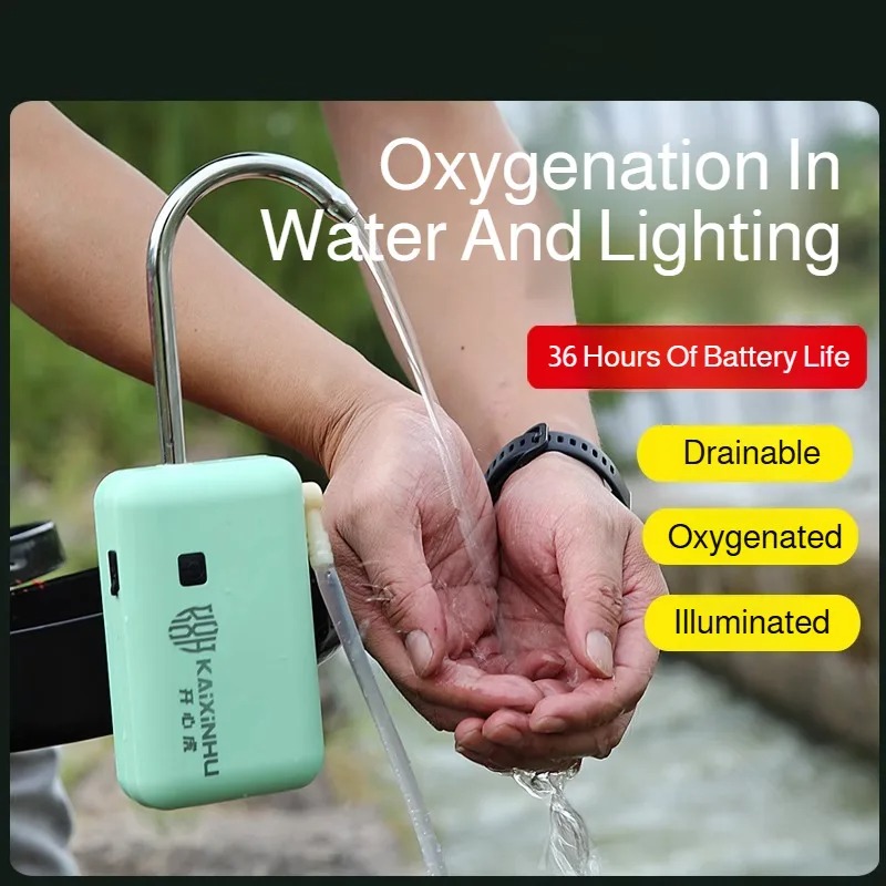 Aquarium Fish Electric - Portable USB Rechargeable Electric Fishing Oxygen