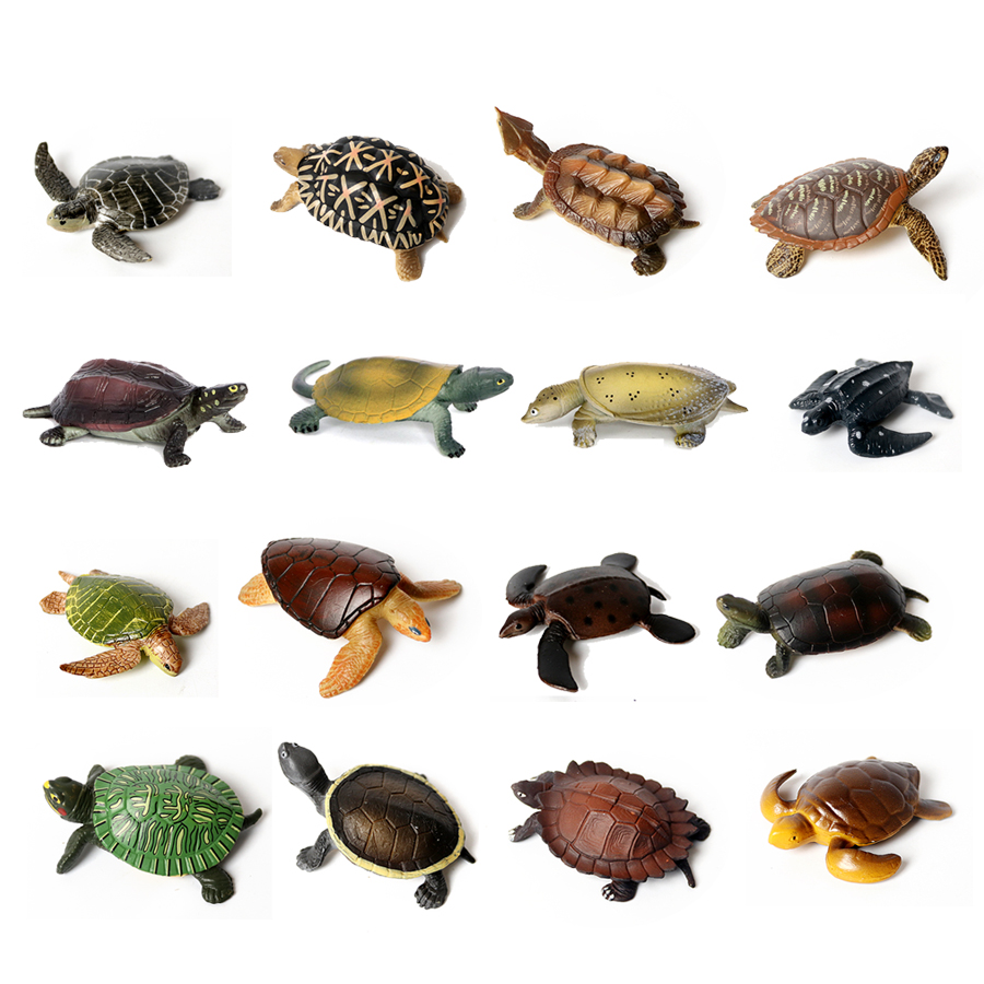 Aquarium Mini Fish - Realistic Miniatures Marine Life Sea Turtle
