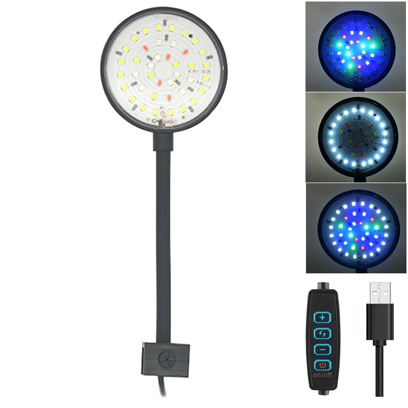 USB Aquarium LED Lamp Fish Tan - Aquarium Fish Enrichment 评论和价格