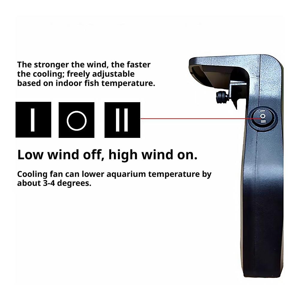 Aquarium Cooling Fan Mini Clip - Aquarium Fish Cold Water 评论和价格