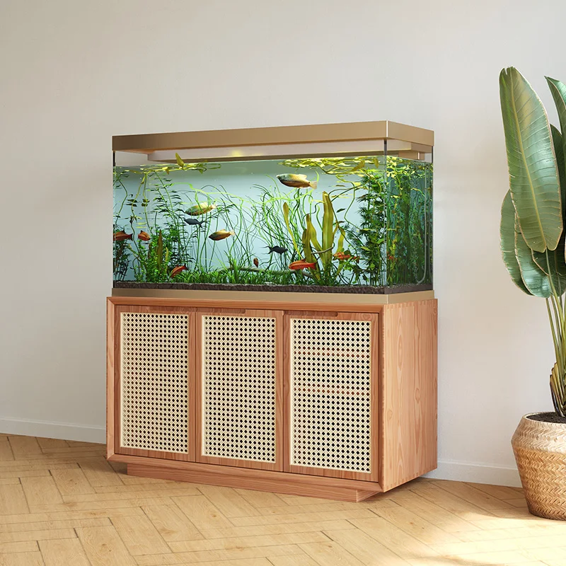Solid Wood Rattan Living Room  - Aquarium Fish Live 评论和价格