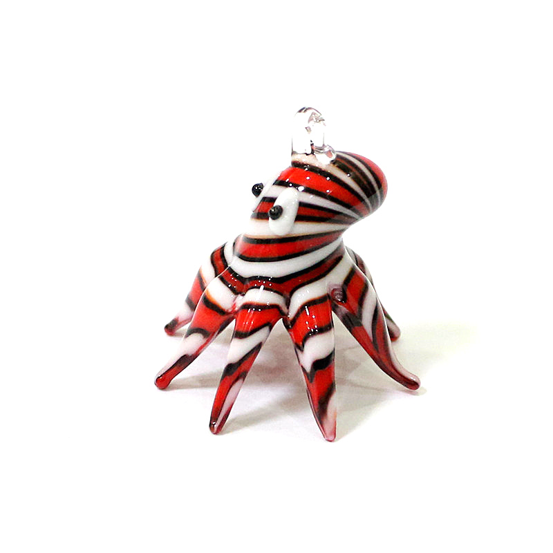 Mini Glass Octopus Pendant Cut - Aquarium Mini Fish 评论和价格