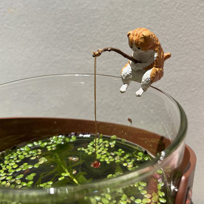 1Pc Creative Fishing Cat Fish  - Aquarium Mini Fish 评论和价格