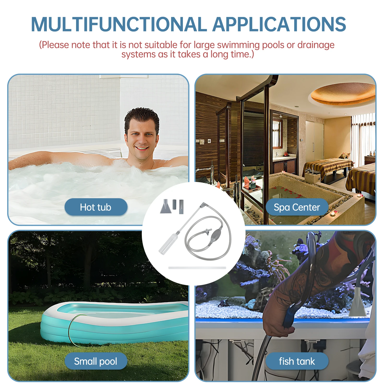 Hot Tub Vacuum Cleaner 10ft Sw - Aquarium Fishing 评论和价格