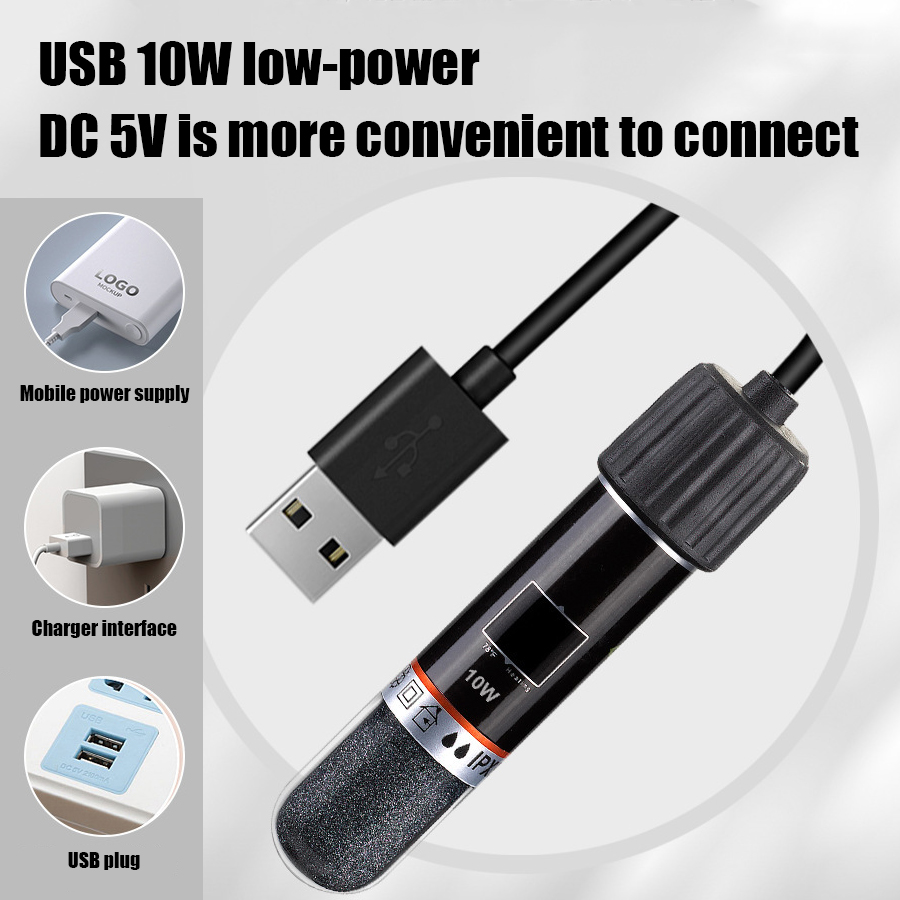 USB Mini Aquarium Heating Rod  - Aquarium Fish Cold Water 评论和价格