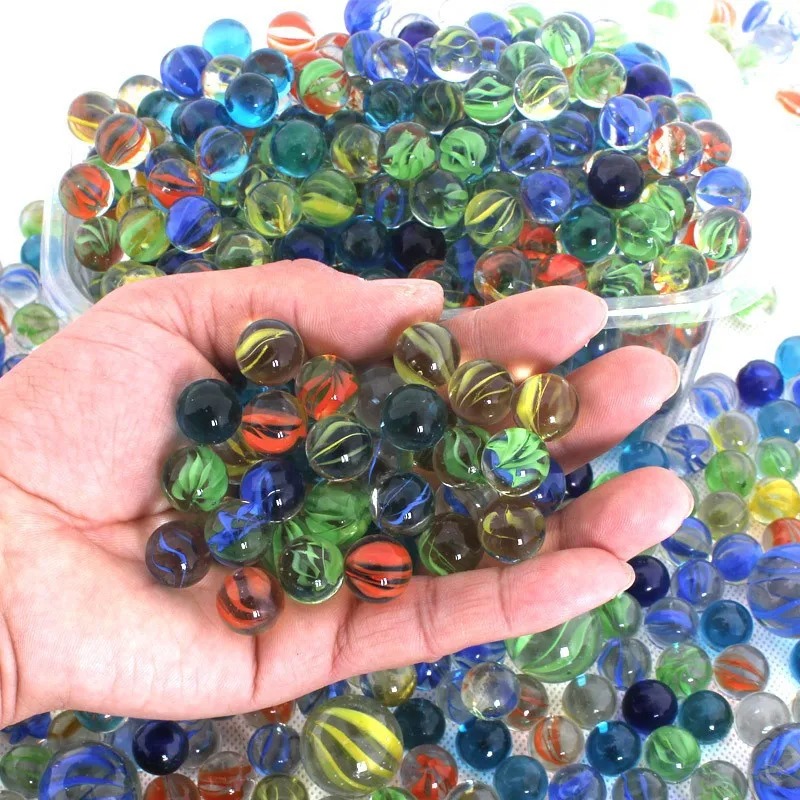 50Pcs 14mm Colorful Glass Marb - Aquarium Fish Ball 评论和价格