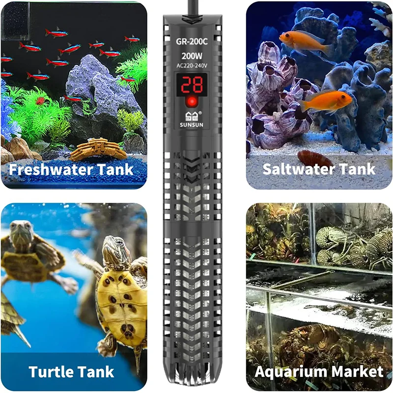 Aquariums Submersible Heater D - Aquarium Fish Cold Water 评论和价格