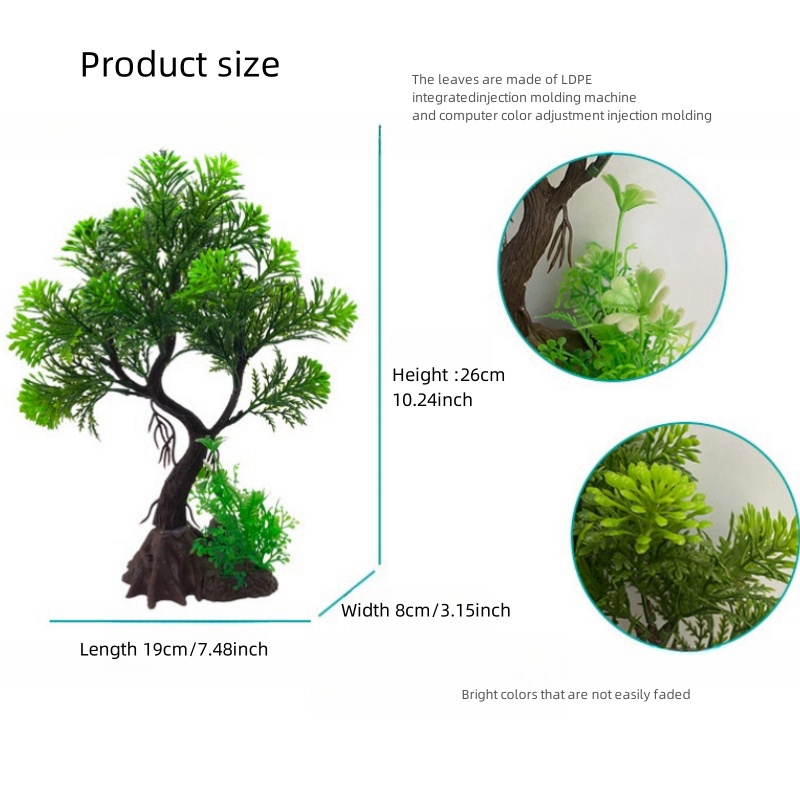 Fish Tank DIY  Artificial Aqua - Aquarium Fish Enrichment 评论和价格