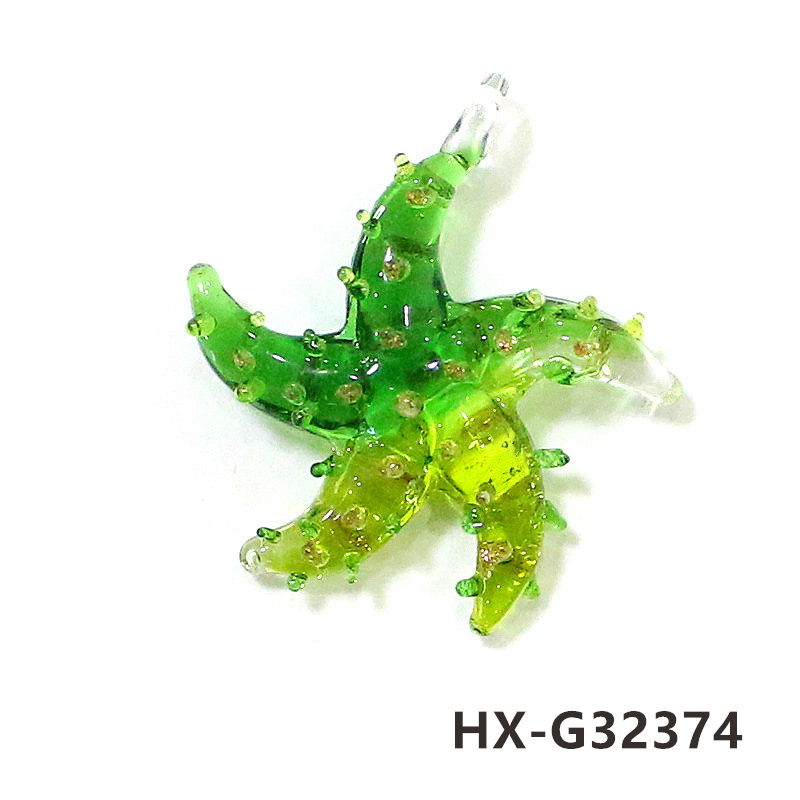 Mini Glass Starfish Pendant Co - Aquarium Mini Fish 评论和价格