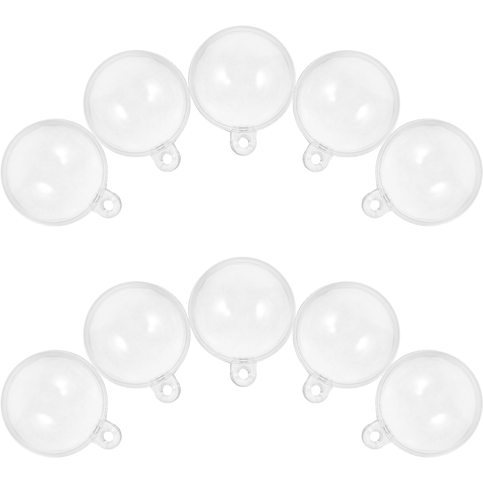 10Pcs Empty Transparent PVC Ba - Aquarium Fish Ball 评论和价格