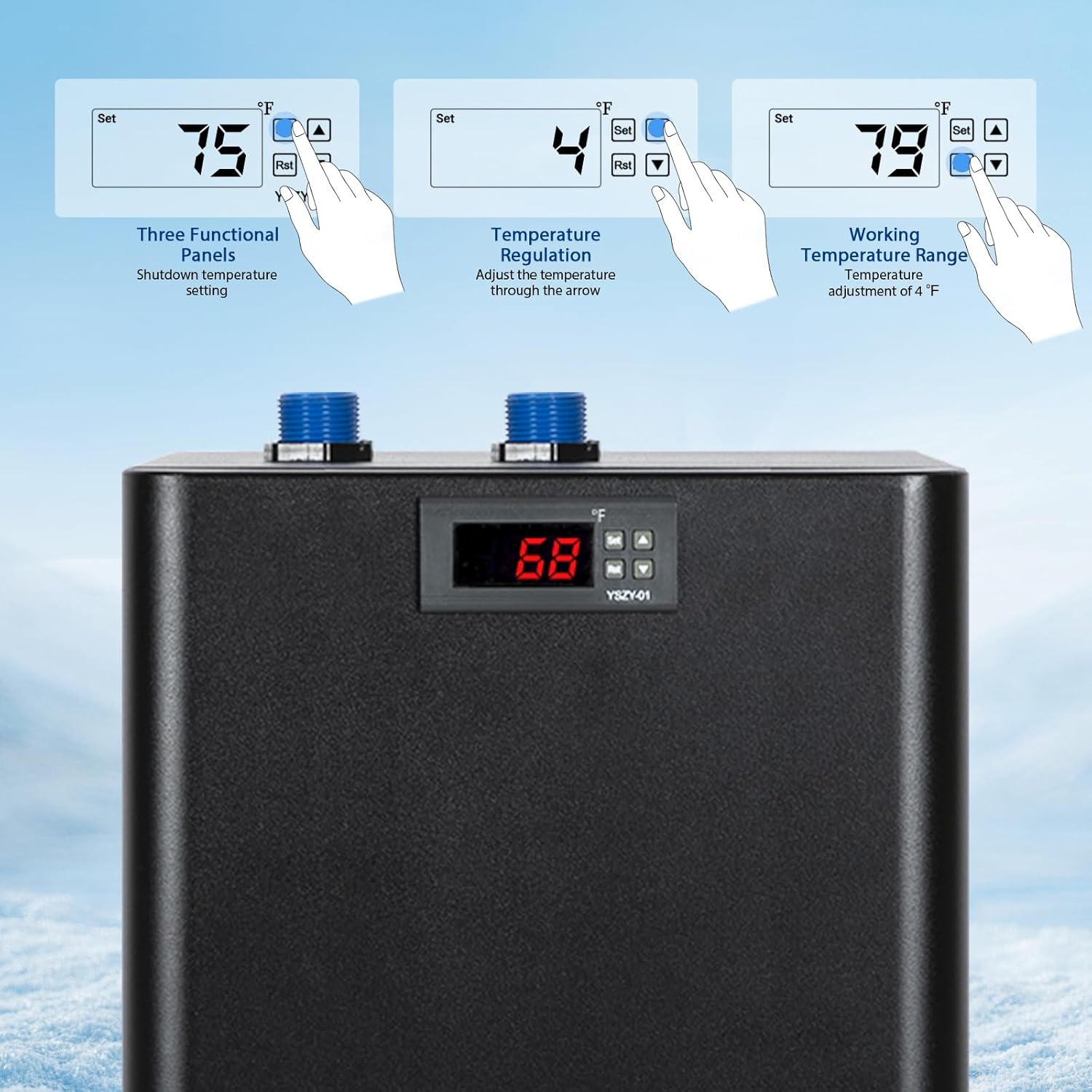Aquarium Chiller 79 gal 1/3 HP - Aquarium Fish Cold Water 评论和价格
