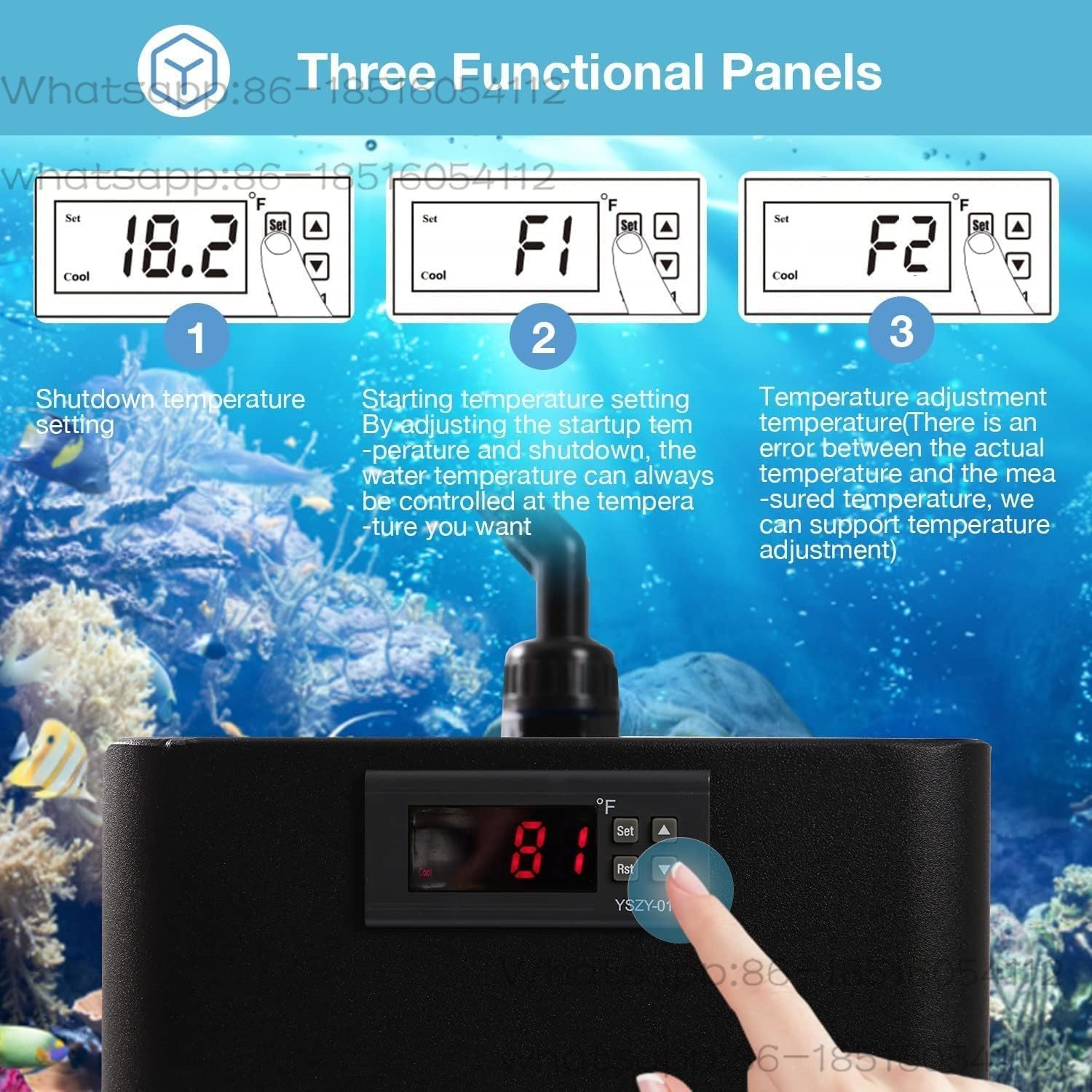 Aquarium Chiller 79gal 1/3 HP  - Aquarium Fish Cold Water 评论和价格