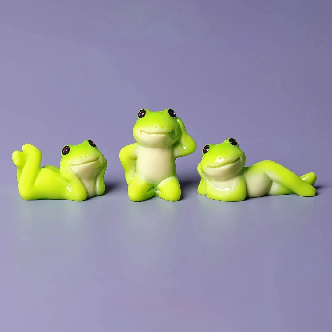 6pcs Cartoon Mini Funny Frog F - Aquarium Mini Fish 评论和价格