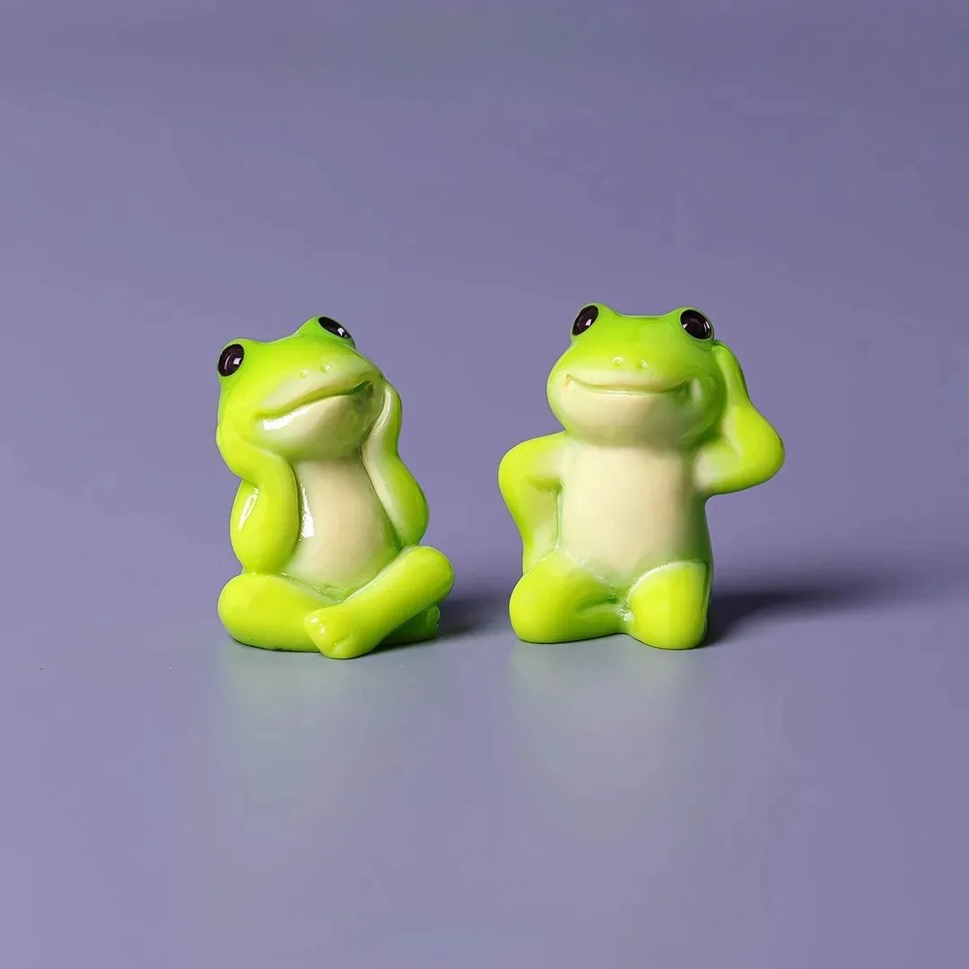 6pcs Cartoon Mini Funny Frog F - Aquarium Mini Fish 评论和价格