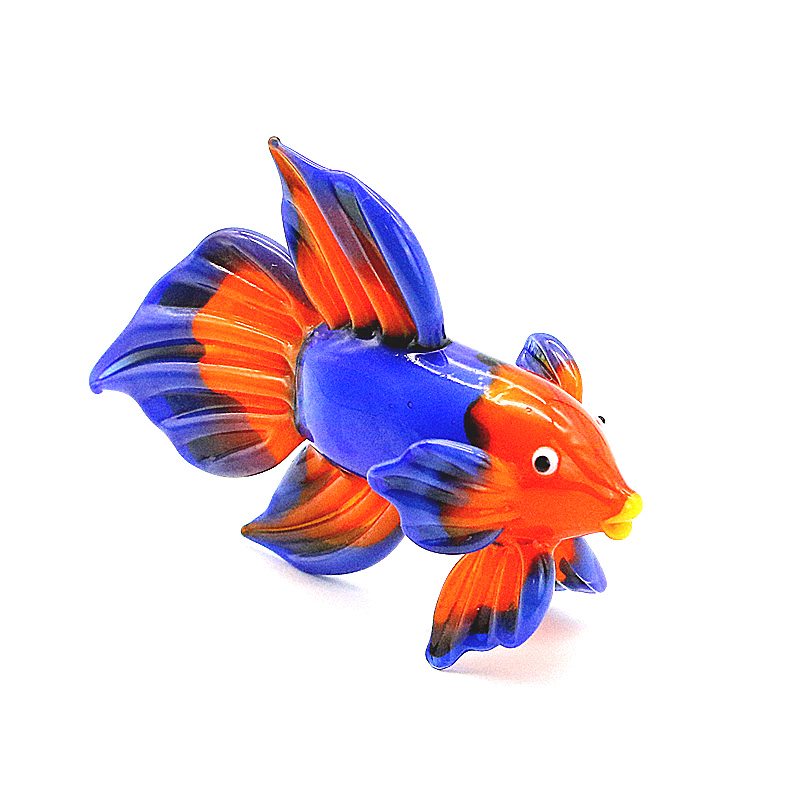 Orange Murano Glass Tropical F - Aquarium Fish Live 评论和价格