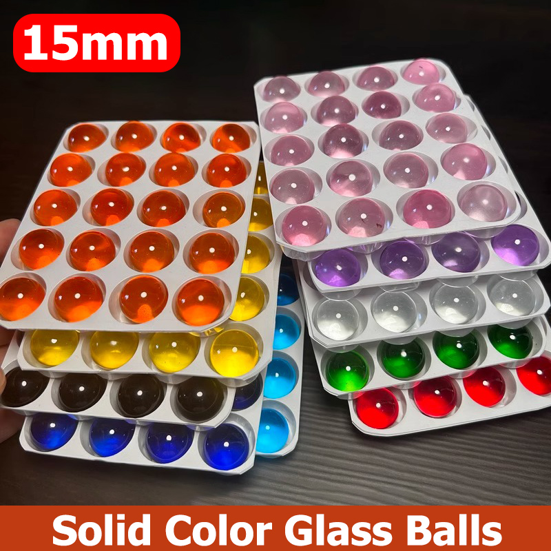 10/20pcs Solid Color Glass Bal - Aquarium Fish Ball 评论和价格
