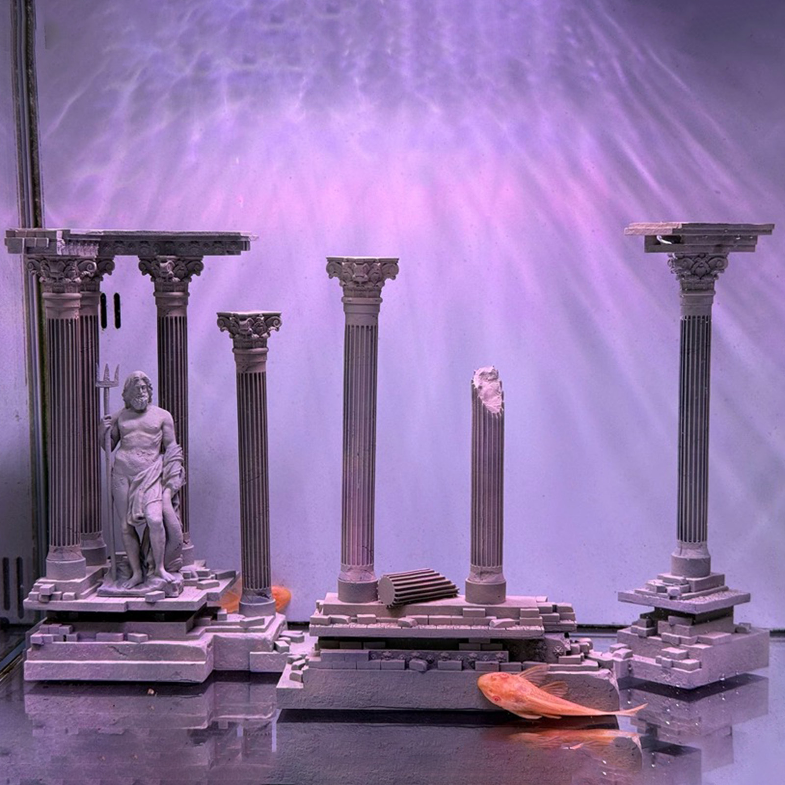 Roman Column Decoration Resin  - Aquarium Fish Enrichment 评论和价格
