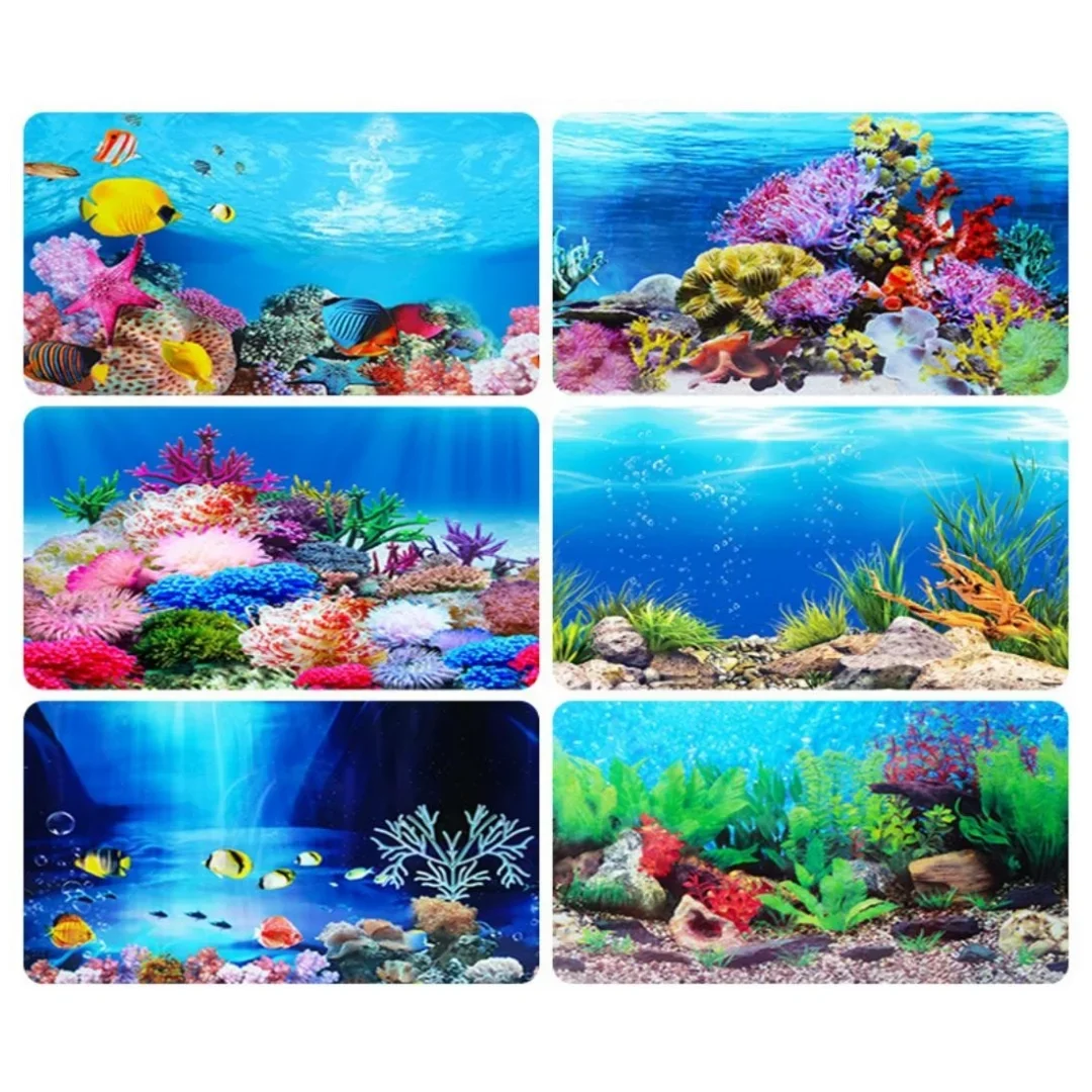 Background Aquarium 3D Sticker - Aquarium Fish Enrichment 评论和价格
