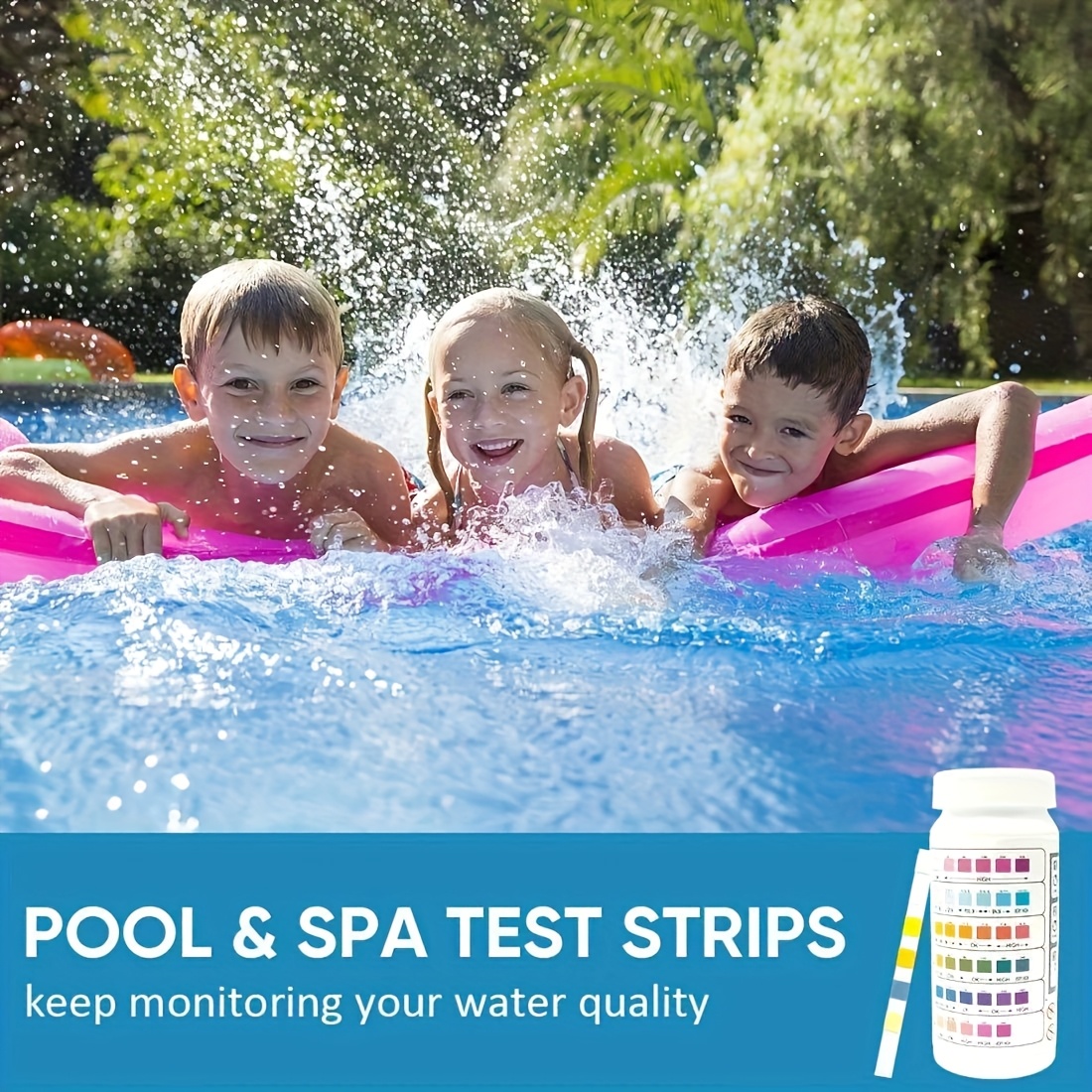 6-in-1 Pool & Spa Water Test S - Aquarium Fishing 评论和价格