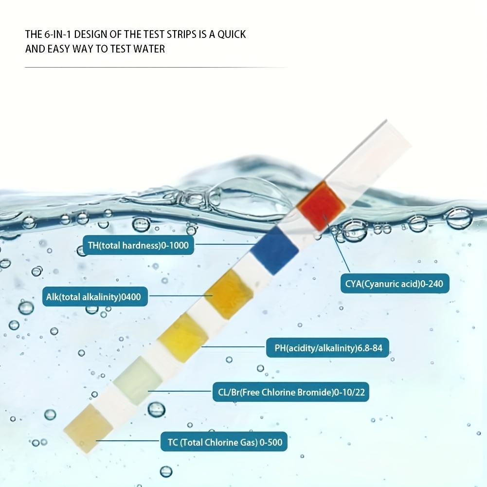 6-in-1 Pool & Spa Water Test S - Aquarium Fishing 评论和价格