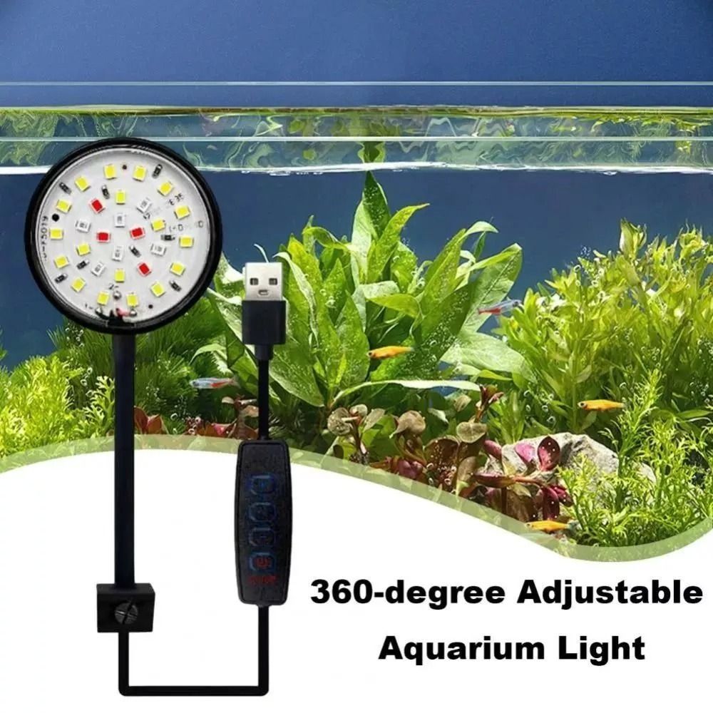 New Mini Fish Tank Clip Lamp 5 - Aquarium Fish Live 评论和价格