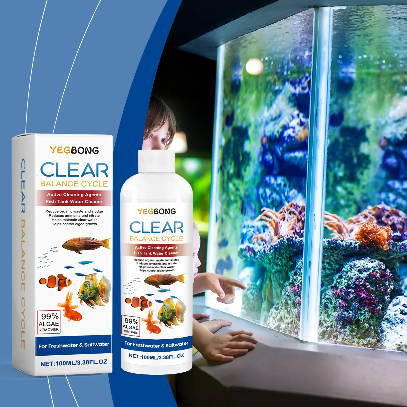 Algae Remover for Fish Tanks,  - Aquarium Fishing 评论和价格