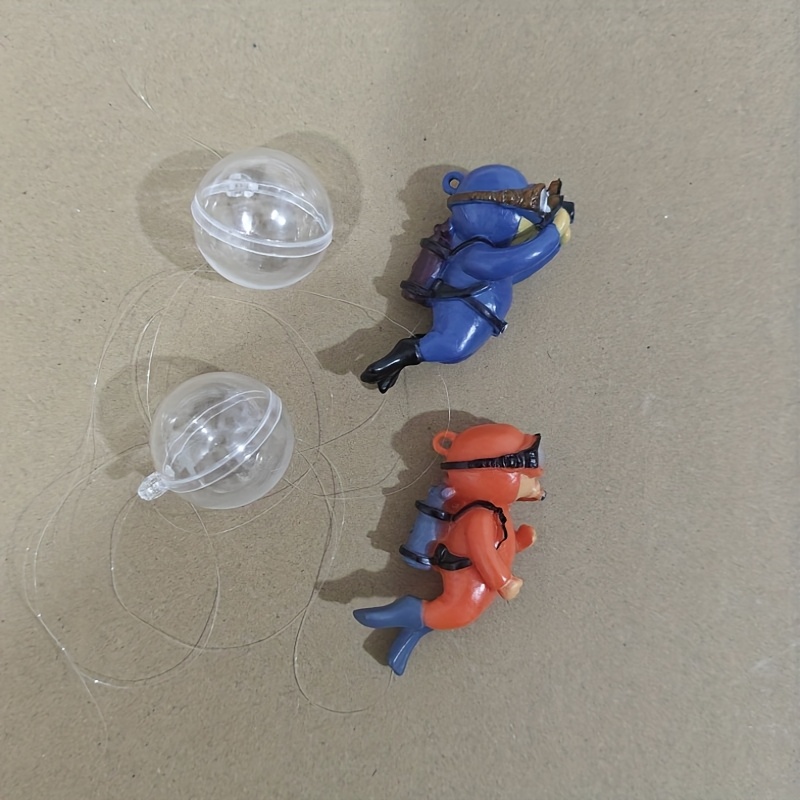 2pcs Vibrant Diver Aquarium De - Aquarium Fish Enrichment 评论和价格