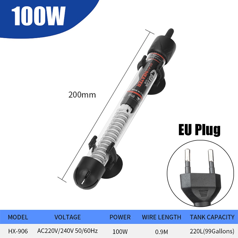 1Pcs 25W/50W/100W/200W/300W Th - Aquarium Fish Cold Water 评论和价格