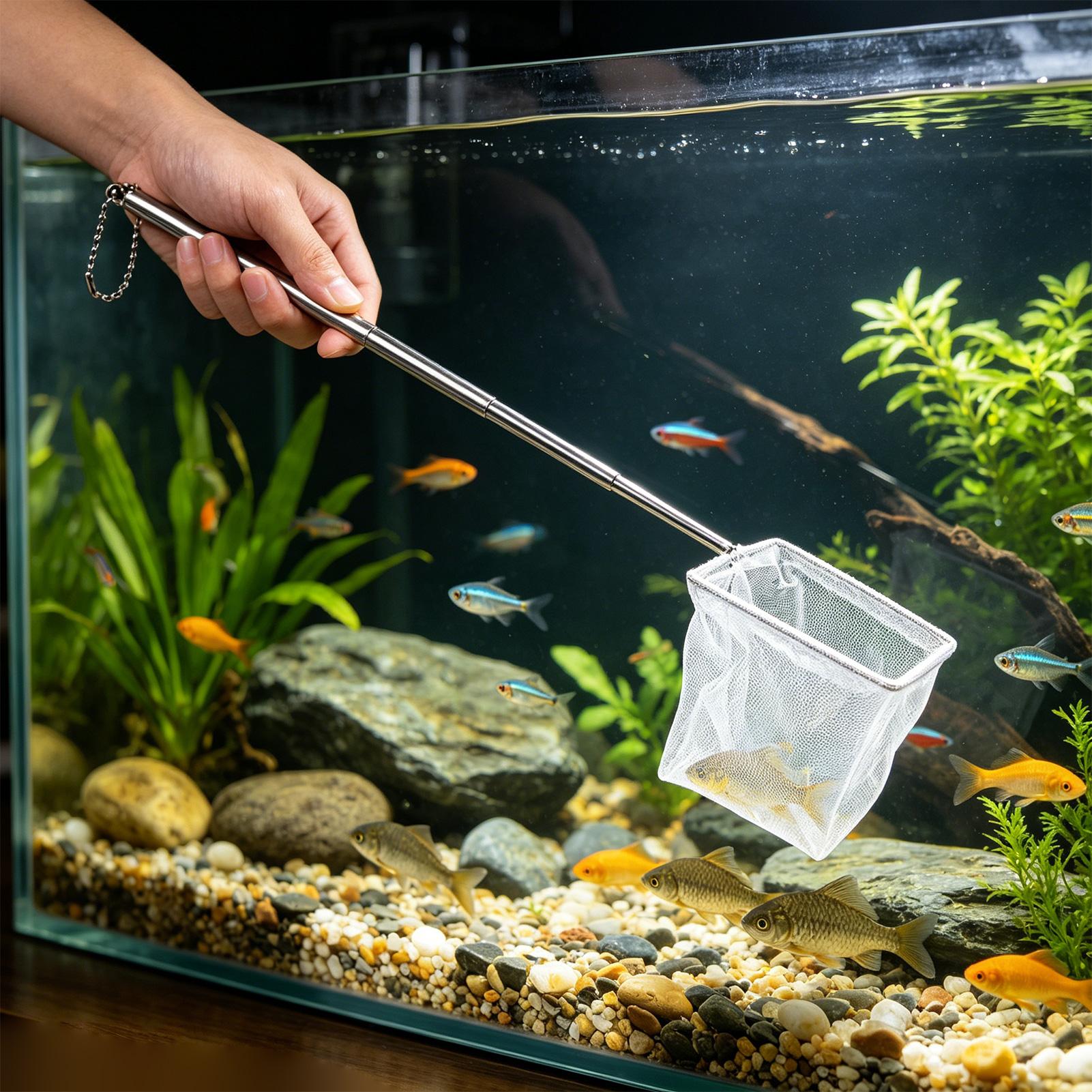 2pcs Small Fish Net Telescopic - Aquarium Fishland 评论和价格