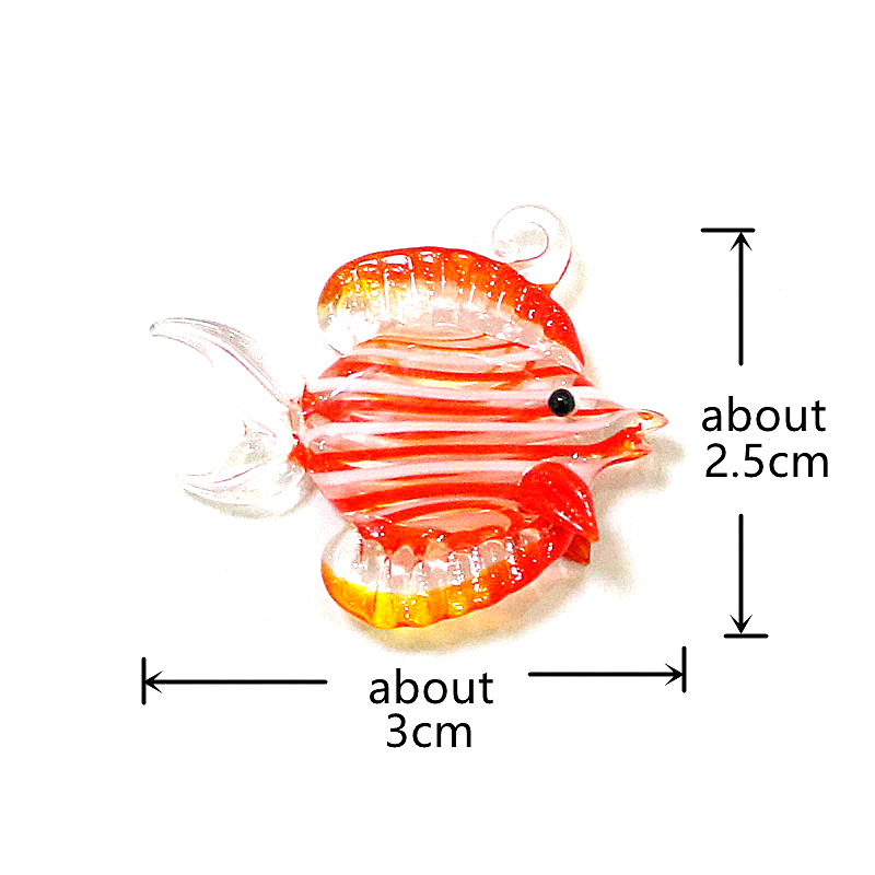 2Pcs Mini Marine Fish Figurine - Aquarium Mini Fish 评论和价格