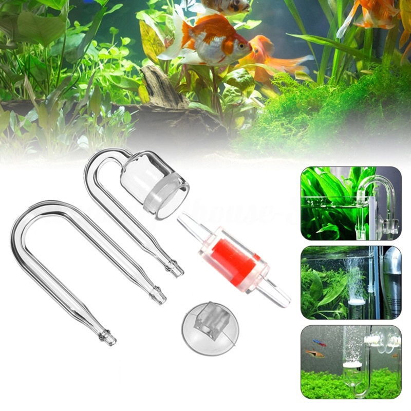 4pcs Set DIY CO2 Diffuser For  - Aquarium Fish Live 评论和价格