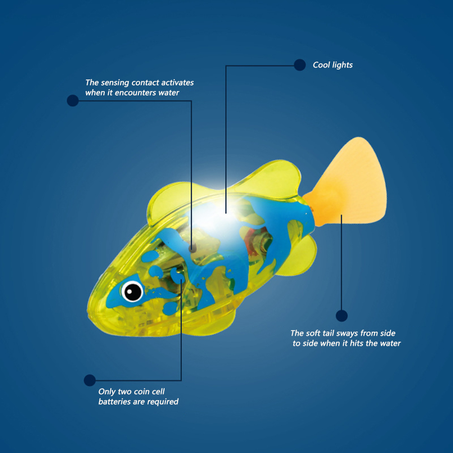 Baby Bath Light-Up Sensor Elec - Aquarium Fish Electric 评论和价格