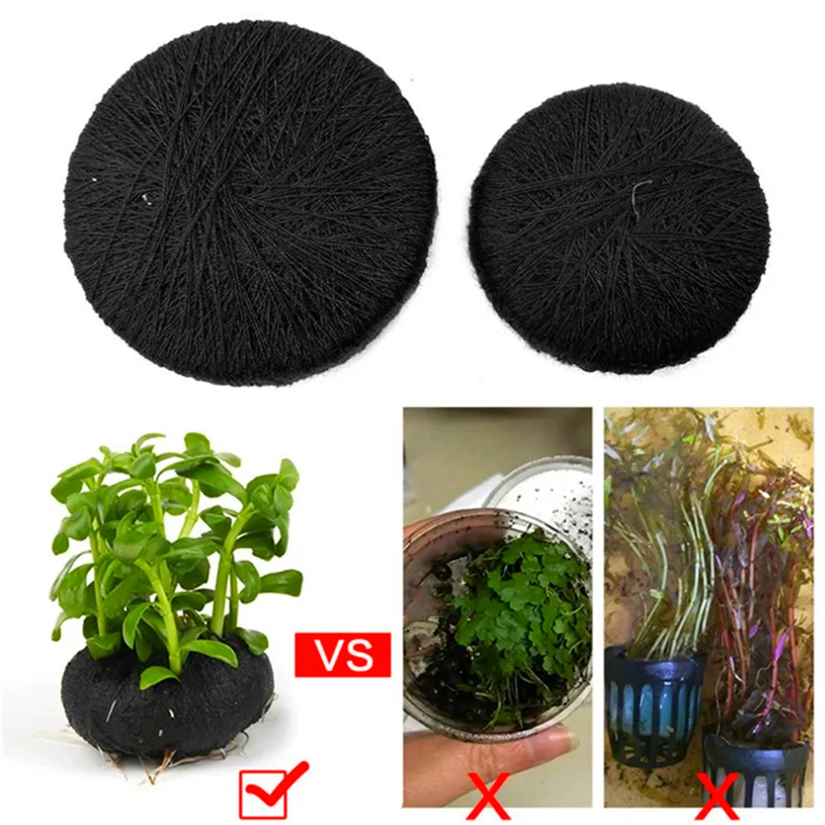 5Pcs Black Fish Tank Water Gra - Aquarium Fish Enrichment 评论和价格
