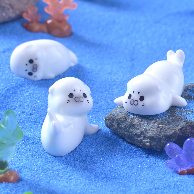 Mini Sea Lion Figurines for Mi - Aquarium Mini Fish 评论和价格